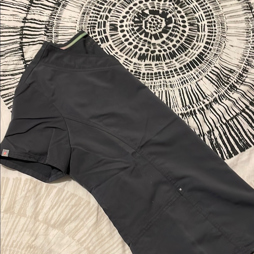 Charcoal Scrub Top